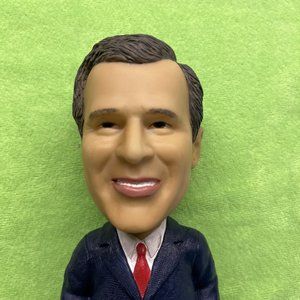 OLLIERV Bobble Dobbles President George W Bush bobblehead Hand Painted MINT